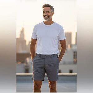 Men's Gray Hurley Athletic Shorts